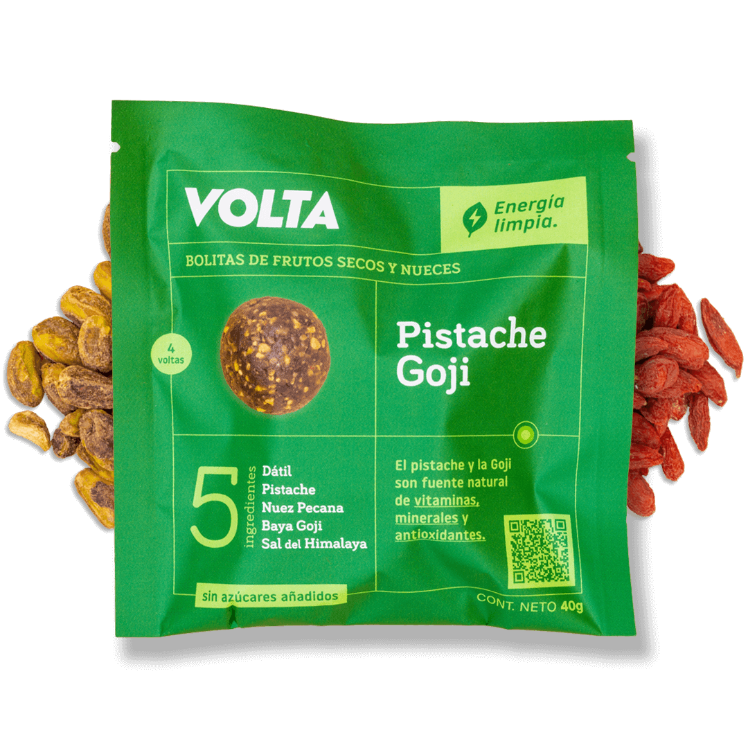 Pistache Goji (12 piezas) - Volta